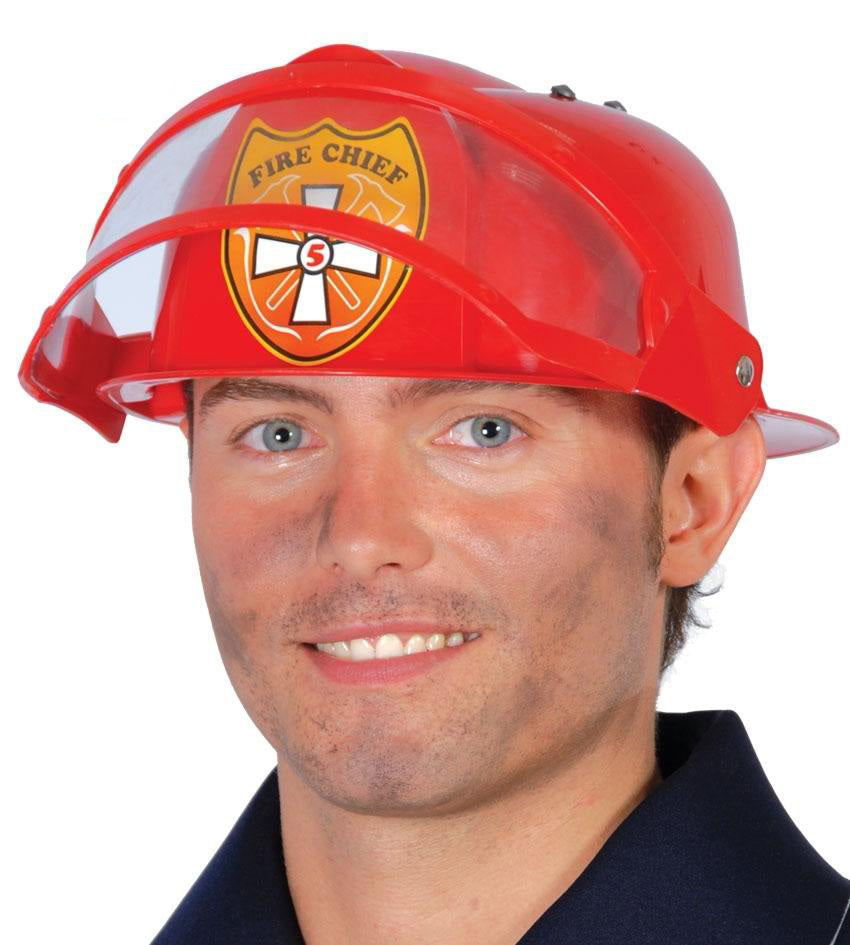 GORRO \cJEFE DE BOMBEROS\c AMERICANO