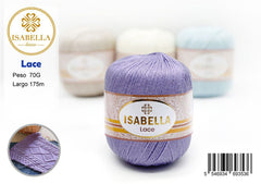 Ovillo de Hilo Isabella Lace 70g de Calidad Premium