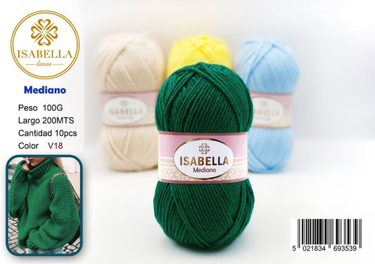 OVILLO HILO ISABELLA MEDIANO 100G