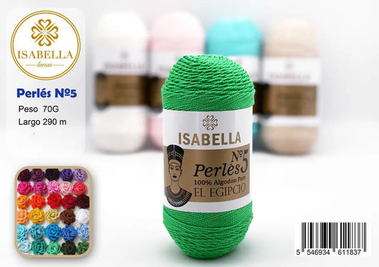 HILO PERLE ISABELLA N5 - Elegancia en cada puntada ISABELLA 纱线