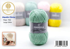 Hilo de Algodón Isabella Clásico 70g