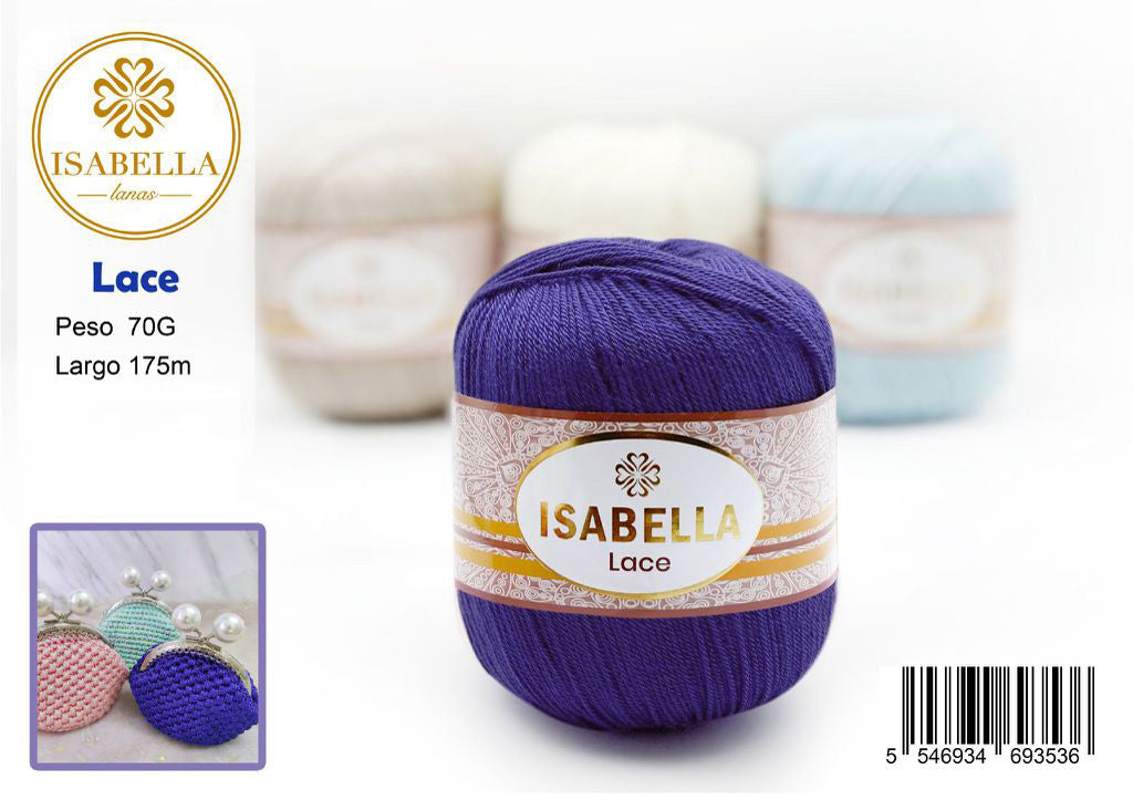 Ovillo de Hilo Isabella Lace 70g