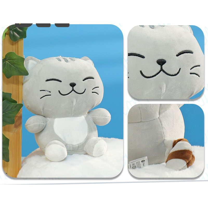 PELUCHE GATO CARA GRANDE 23CM