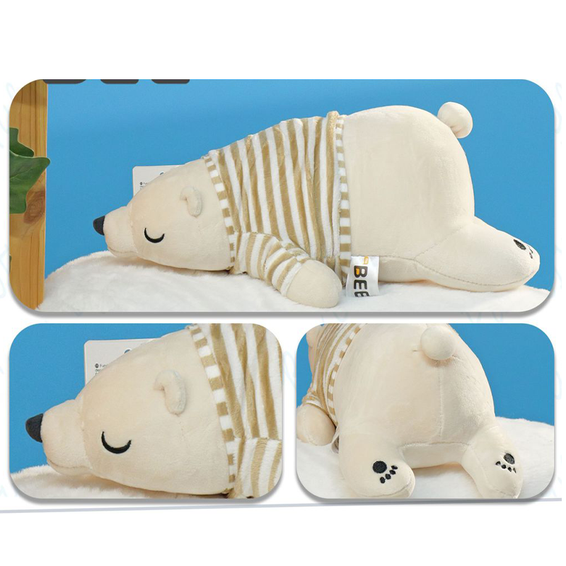 PELUCHE OSO POLAR 35CM BEIGE