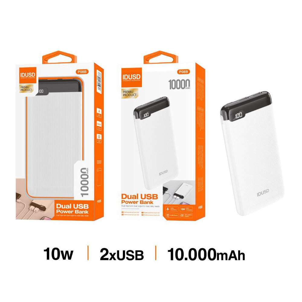 Power Bank 10000mAh LED 100% 10W