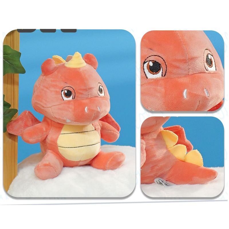 PELUCHE MINI DRAGON 23CM NARANJA