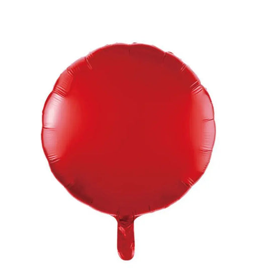 GLOBO FOIL REDONDO 45CM ROJO XOCO 2