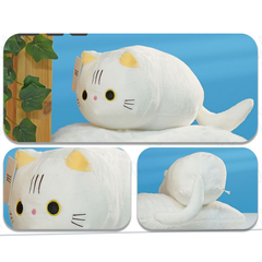 PELUCHE GATO BLANCO 30CM