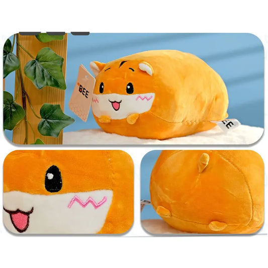 PELUCHE DE HAMSTER TIRADO POR AHI 25CM BEE 阿忠