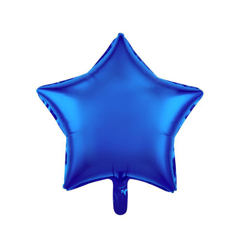 GLOBO FOIL ESTRELLA AZUL 45CM