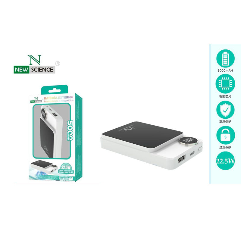 POWER BANK CARGA IINALAMBRICA 22.5W 5000Mah