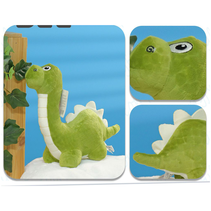 PELUCHE DINOSAURIO VERDE 28CM