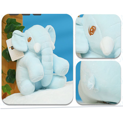 PELUCHE ELEFANTA RELAX 25CM AZUL