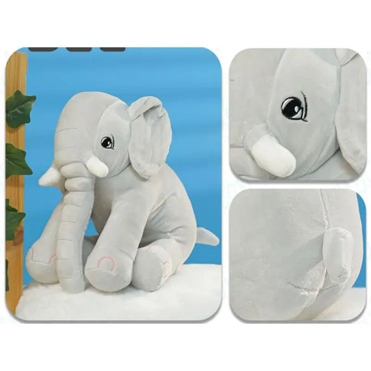 PELUCHE ELEFANTE CALMADO GRIS 40CM BEE 阿忠