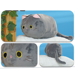 PELUCHE GATO GRIS 30CM