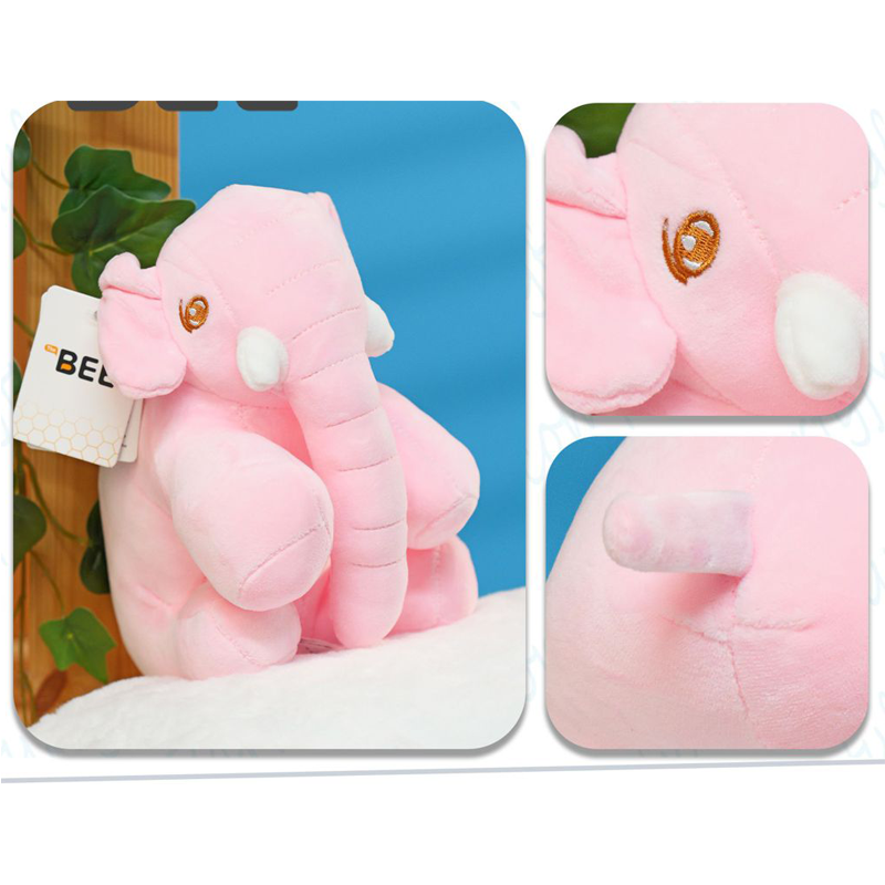 PELUCHE ELEFANTA RELAX 25CM ROSA