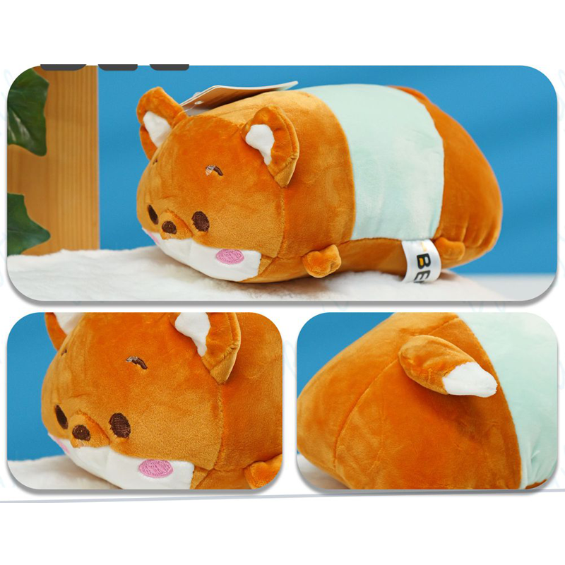 PELUCHE SHIBA TUMBADO 25CM