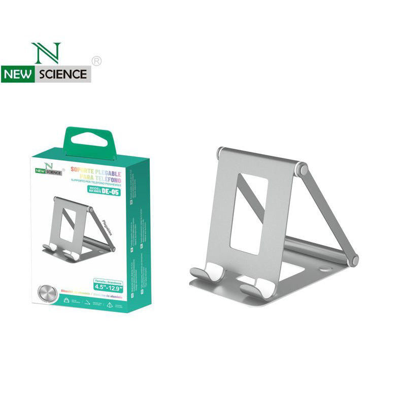 SOPORTE MOVI/TABLET ALUMINIO PARA MESA 4.5¨-12.9¨PLATA