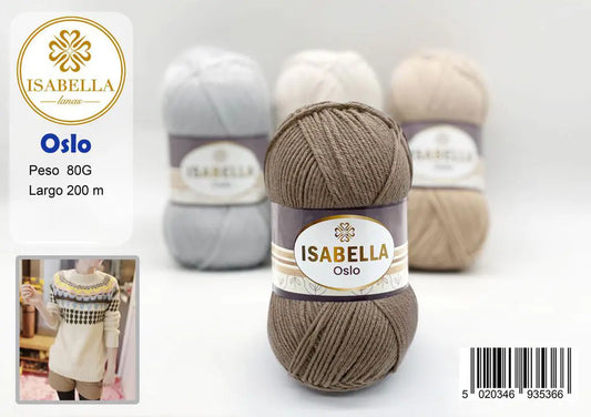 OVILLO HILO ISABELLA OSLO 80g ISABELLA 纱线