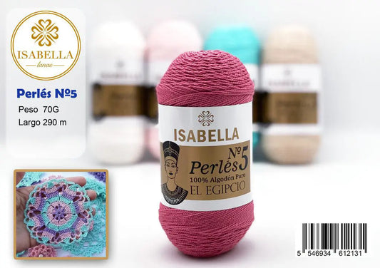 Hilo Zeppelin Perle Isabella N5 - Hilo de Costura de Lujo ISABELLA 纱线