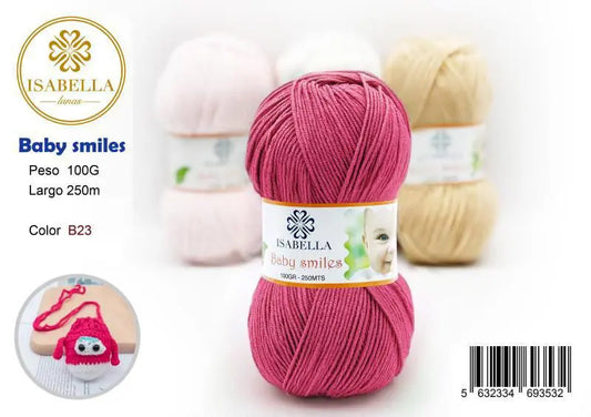 Hilo Suave Isabella Baby Smiles 100g ISABELLA 纱线