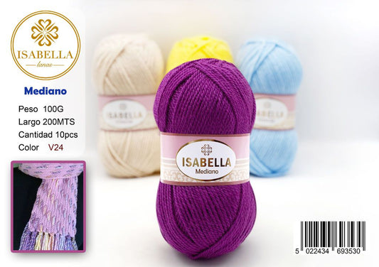 OVILLO HILO ISABELLA MEDIANO 100G