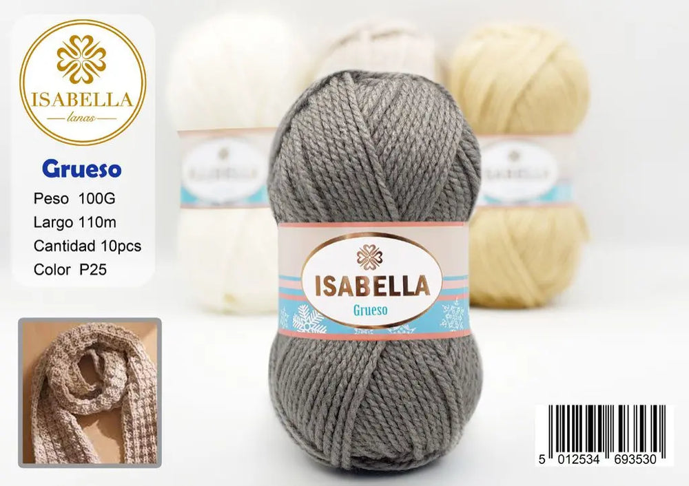 OVILLO HILO ISABELLA GRUESO ISABELLA 纱线