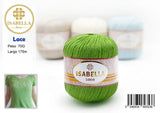 Hilo Isabella Lace 70g de Alta Calidad ISABELLA 纱线