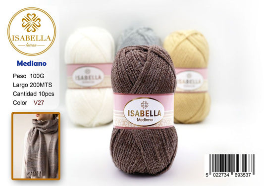 OVILLO HILO ISABELLA MEDIANO 100G