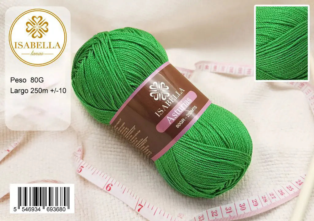 Hilo de Lana Isabella Asturias 80g ISABELLA 纱线