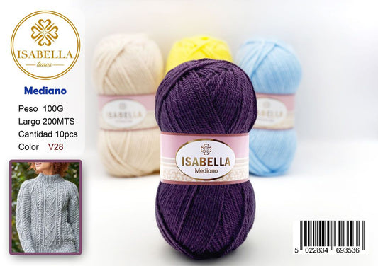 OVILLO HILO ISABELLA MEDIANO 100G