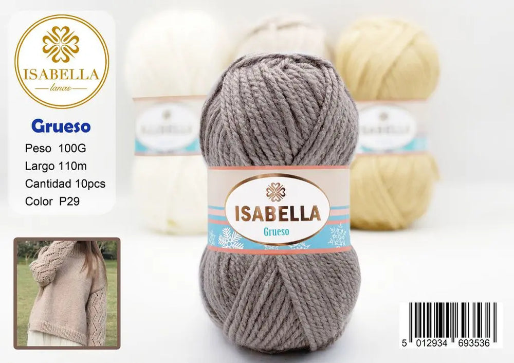 OVILLO HILO ISABELLA GRUESO ISABELLA 纱线