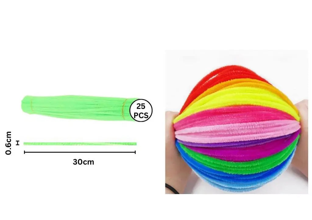 LIMPIAPIPAS COLOR VERDE FLUORESCENTE 25PCS 牵手