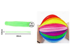 LIMPIAPIPAS COLOR VERDE FLUORESCENTE 25PCS 牵手