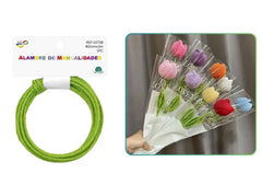 ALAMBRE DE MANUALIDAD VERDE 牵手