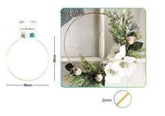AROS DE METAL COLOR ORO 1PCS 牵手