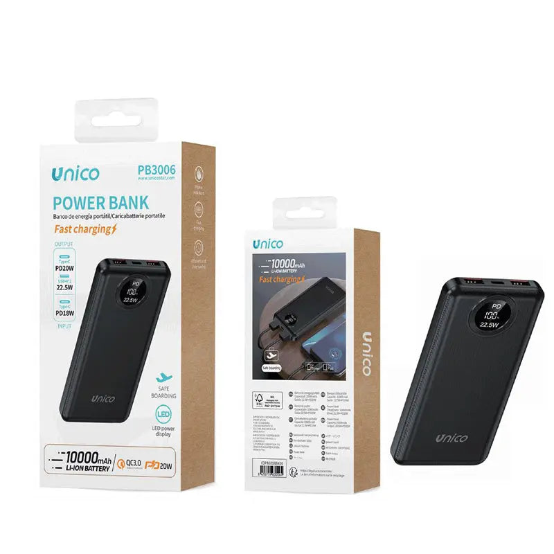 Power Bank Capacity 10000mAh Black 威锋电子