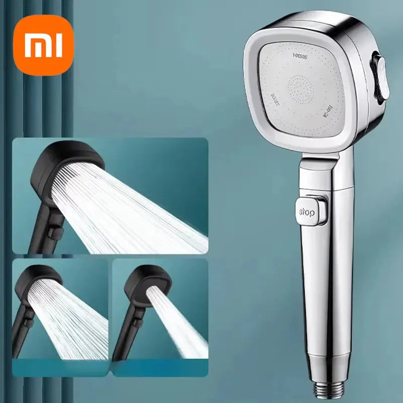 Xiaomi-Cabezal De Ducha De Alta Presión, Ahorro De Agua, 3 Modos, Rociador De Masaje De Agua Ajustable, Accesorios De Baño Para El Hogar