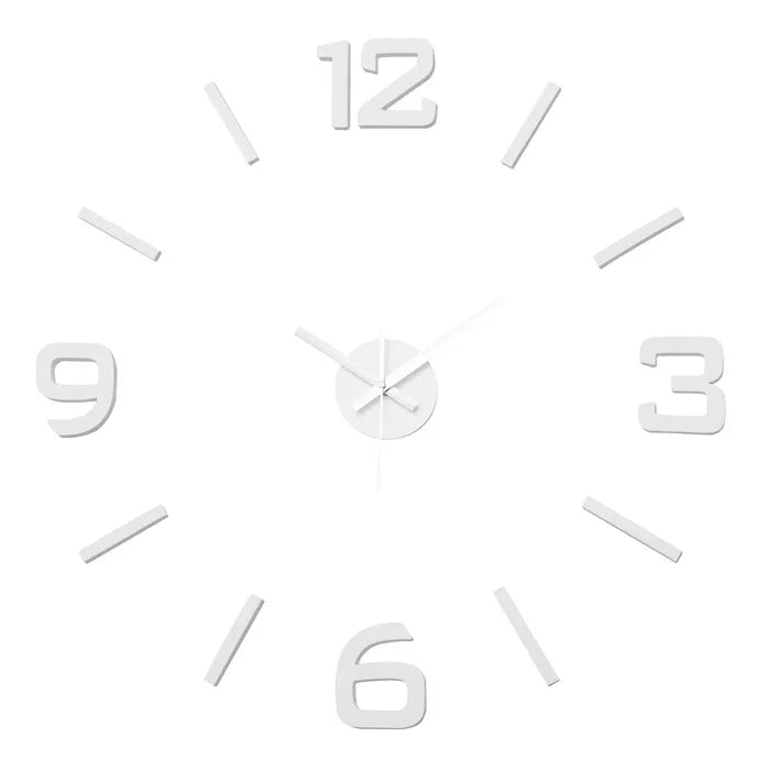 RELOJ WALL STICKER EVA-PP BLANCO