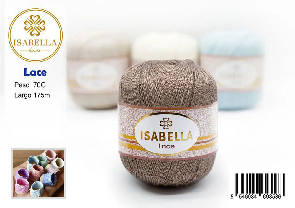 Hilo Isabella Lace de 70g ISABELLA 纱线
