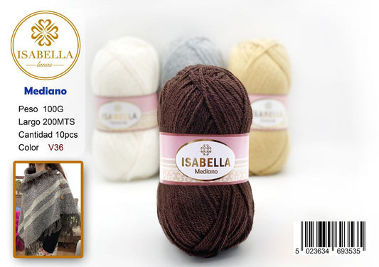 OVILLO HILO ISABELLA MEDIANO 100G