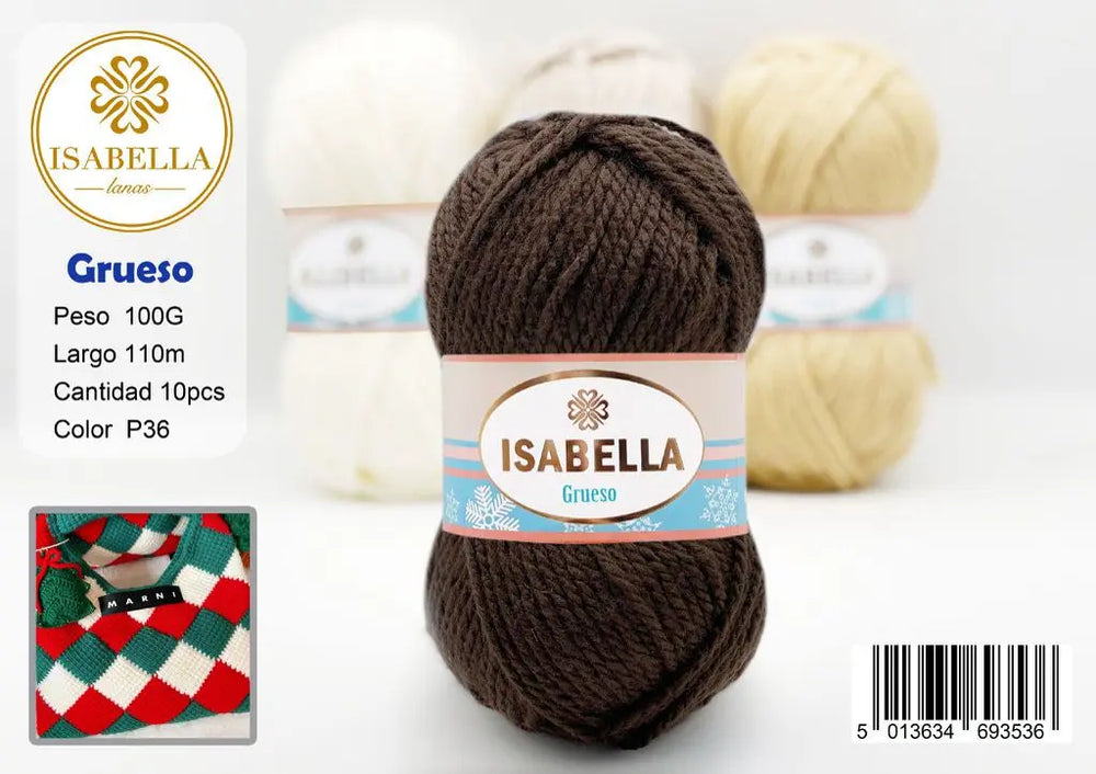 OVILLO HILO ISABELLA GRUESO ISABELLA 纱线
