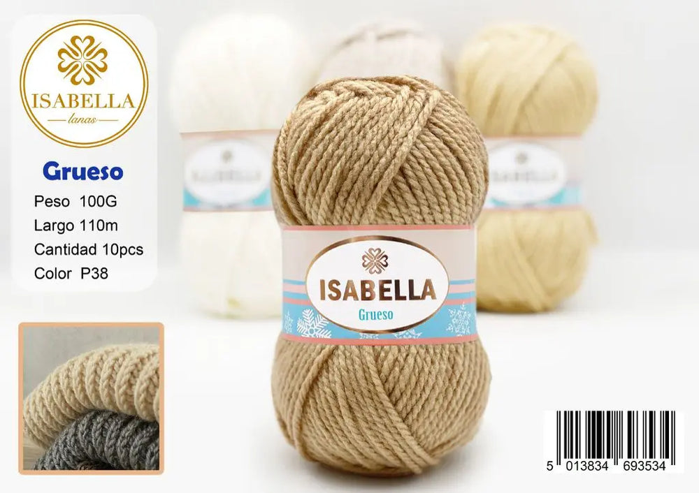 OVILLO HILO ISABELLA GRUESO ISABELLA 纱线