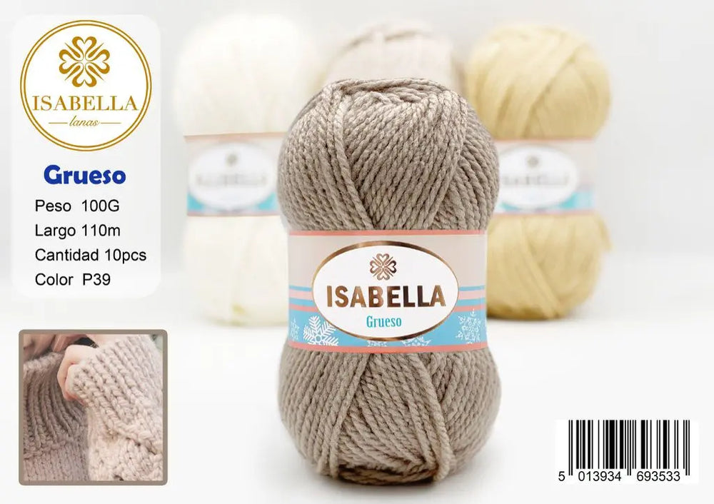 OVILLO HILO ISABELLA GRUESO ISABELLA 纱线