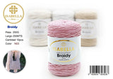 DIY BRAIDY 2MM 250G ISABELLA 纱线