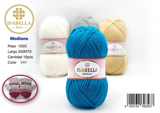 OVILLO HILO ISABELLA MEDIANO 100G