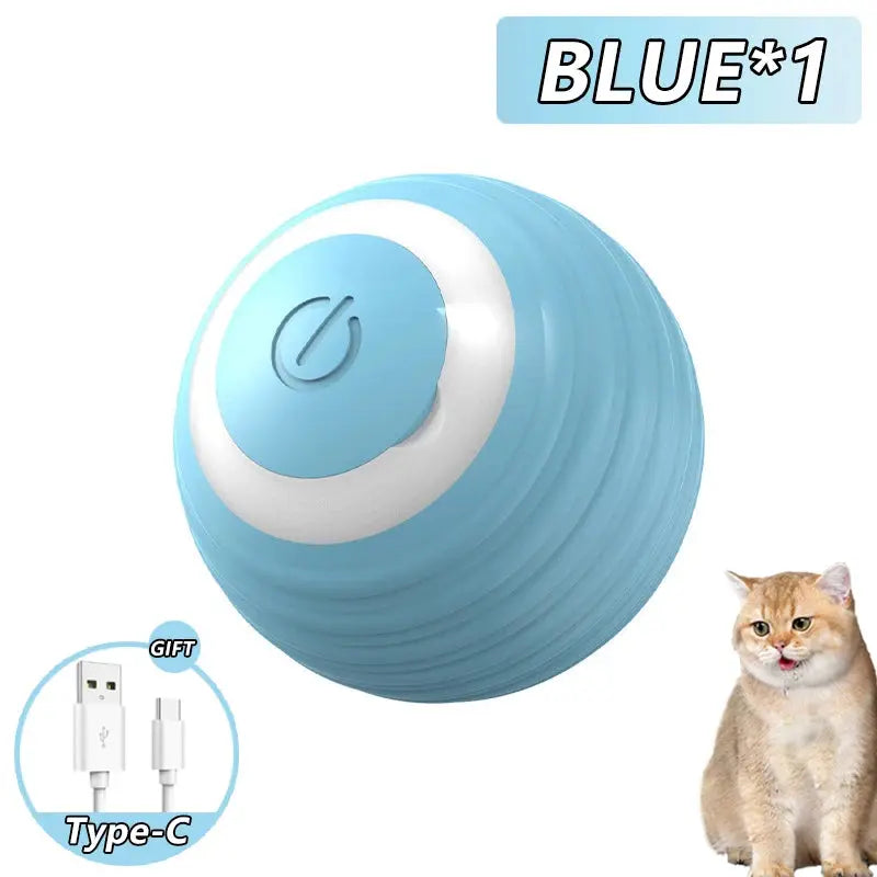 Pelota Interactiva Para Gatos, Juguetes Inteligentes Para Gatos, Pelota Mágica Rodante Automática Para Interiores, Juguete Interactivo Electrónico Para Gatos, Accesorios De Juego Para Gatos