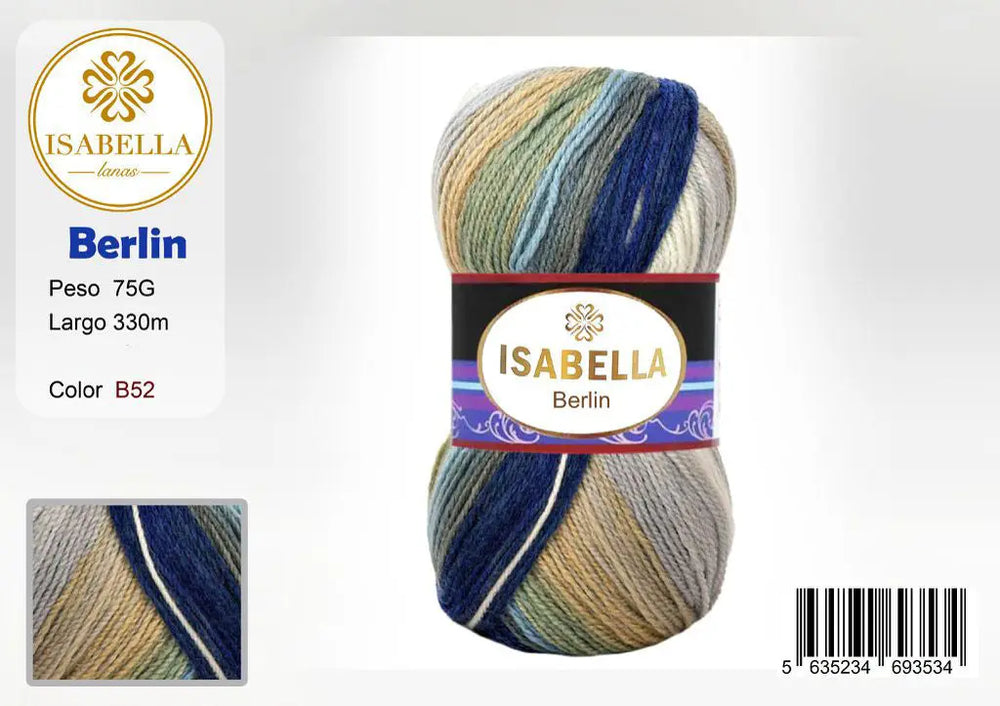 Hilo de Lana Isabella Berlin ISABELLA 纱线