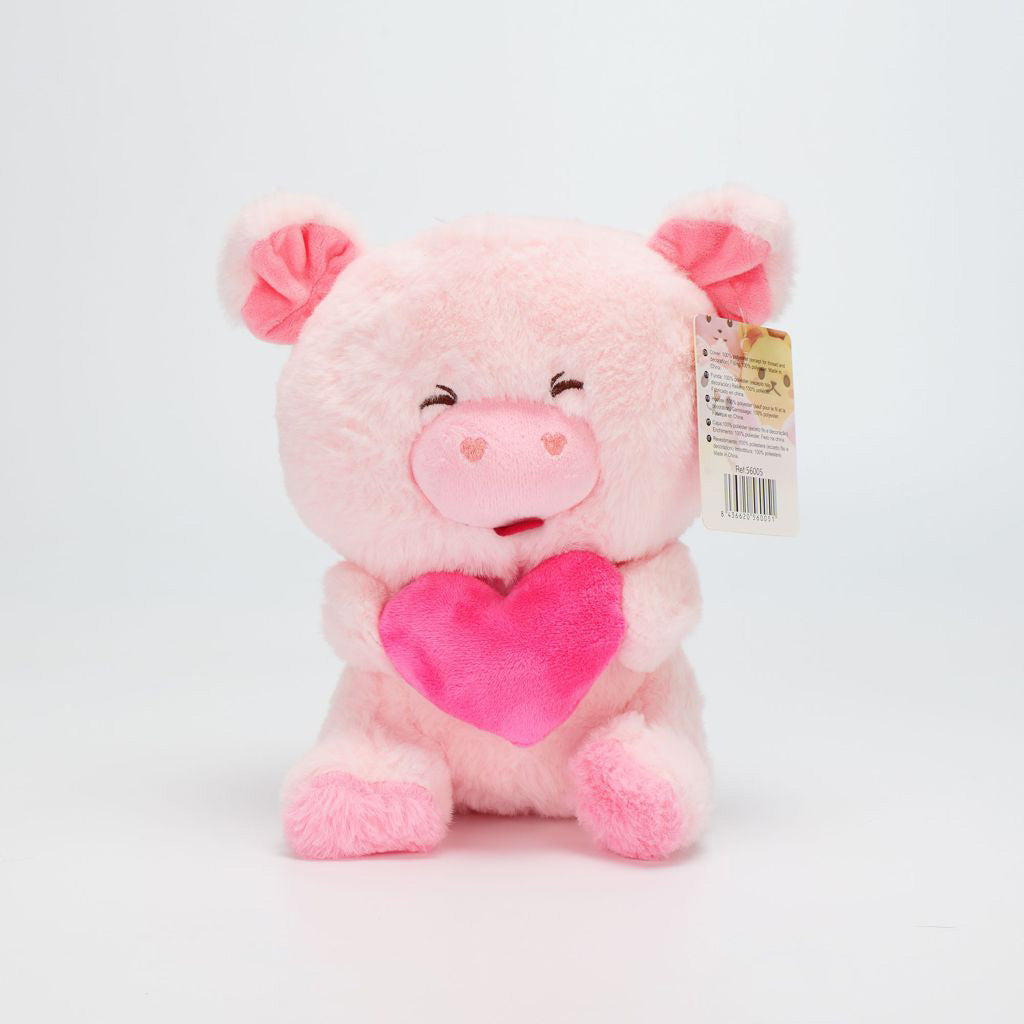  PELUCHE ABRAZO CERDITO 23CM