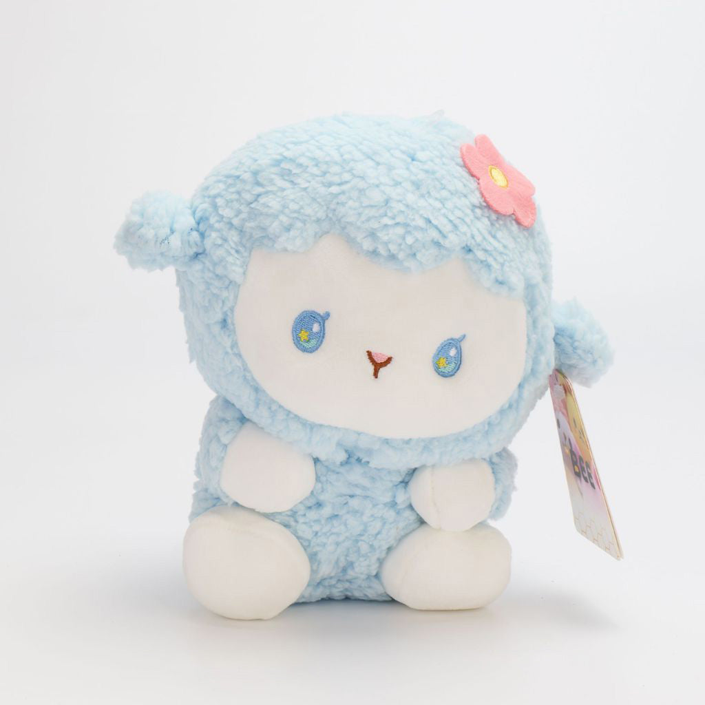  PELUCHE OVEJA MIDO AZUL 25CM